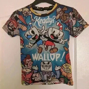 Kids cuphead t  shirt size 6/7 kids